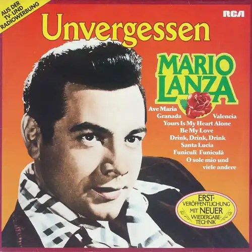 Lanza, Mario - Unvergessen [LP]