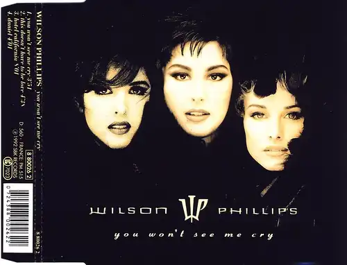 Wilson Phillips - You Won&#039;t See Me Cry [CD-Single]