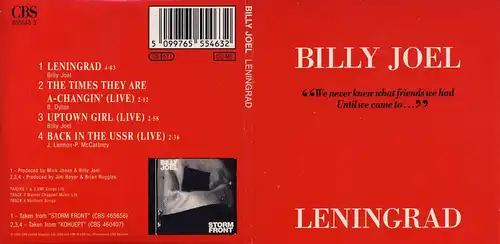 Joel, Billy - Leningrad [CD-Single]