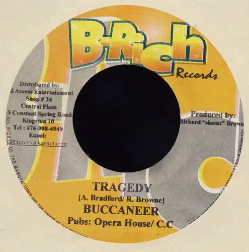 Buccaneer / Red Rat - Tragedy / Fi Di Gal Dem [7" Single]