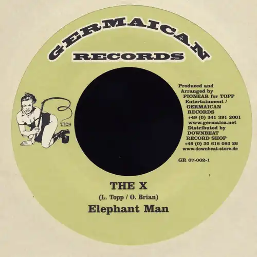 Elephant Man / Kip Rich - The X / Nah Live Like Queer [7" Single]