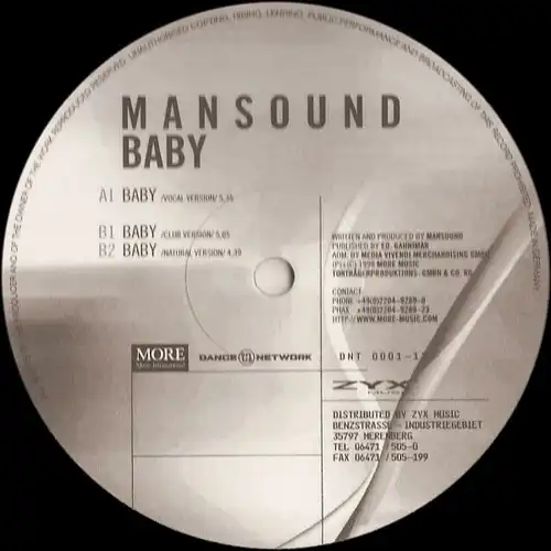 Bébé Mansound [12&quot; Maxi]