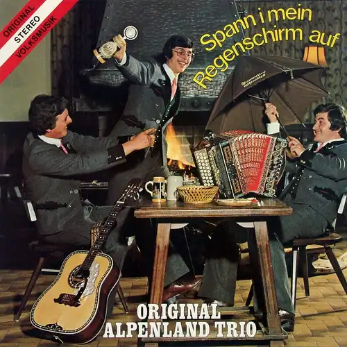 Original Alpenland Trio - Plage I Mon Parapluie Sur [LP]