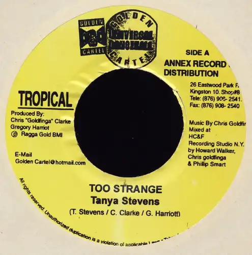 Stephens, Tanya - Too Strange [7" Single]