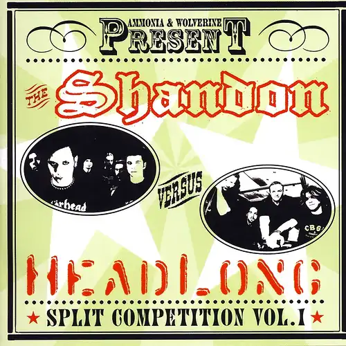 Shandon / Headlong - Split Competition Vol. 1 [CD]
