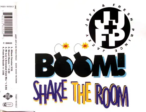 DJ Jazzy Jeff & Fresh Prince - Boom! Shake The Room [CD-Single]
