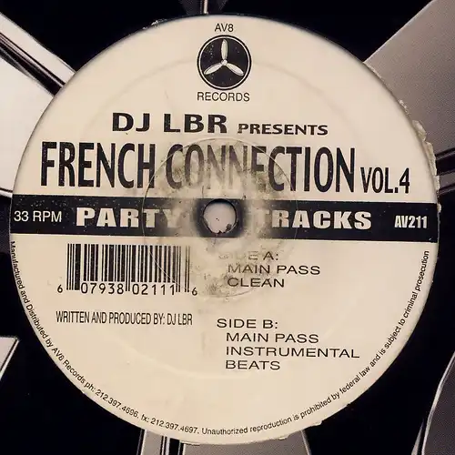 DJ LBR - French Connection Vol. 4 [12&quot; Maxi]