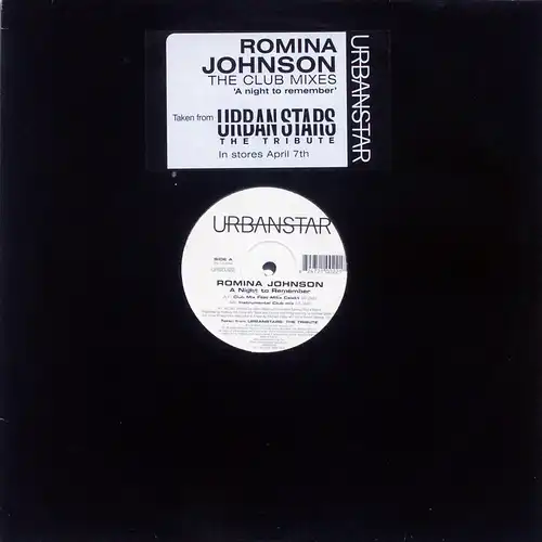 Johnson, Romina - A Night To Remember The Club Mixes [12" Maxi]