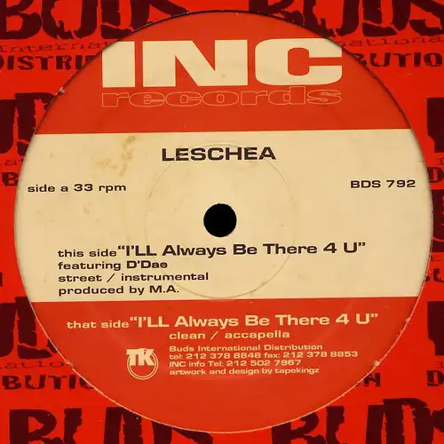 Leschea - I'll Always Be There 4 U [12" Maxi]