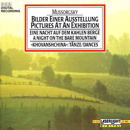 Mussorgsky - photos d'une exposition [CD]