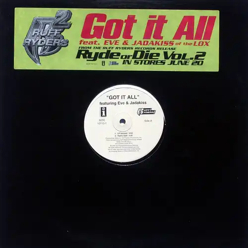 Ruff Ryders - Got It All [12" Maxi]