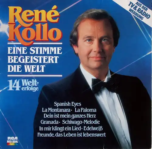 Kollo, Rene - Eine Stimme Begeistert Die Welt [LP]