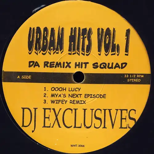 Da Remix Hit Squad - Urban Hits Vol. 1 [12" Maxi]