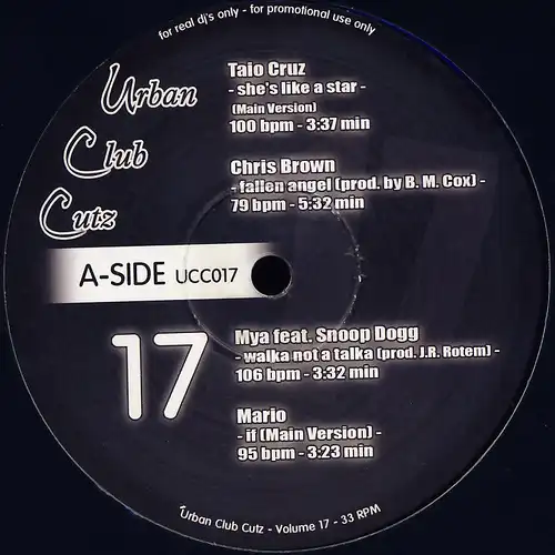 Various - Urban Club Cutz 17 [LP]