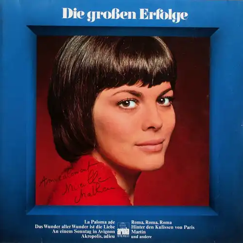 Mathieu, Mireille - Die Großen Erfolge [LP]