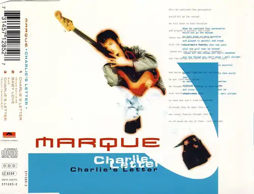 Marque - Charlie&#039; s Letter [CD-Single]