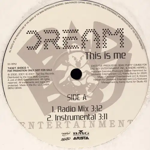 Dream - This Is Me [12" Maxi]