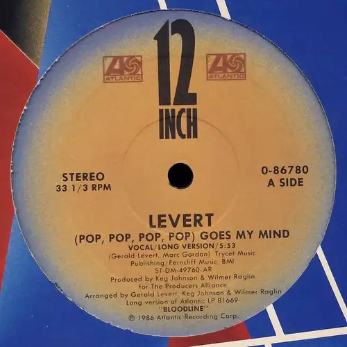 LeVert - (Pop, Pop. POP.) Goes My Mind [12&quot; Maxi]
