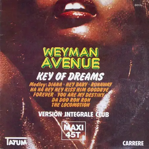 Weyman Avenue - Key Of Dream [12&quot; Maxi]