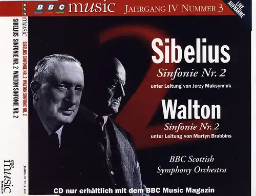 Sibelius / Walton - Symphonie n° 2 [CD]