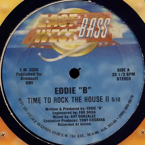 Eddie B - Time To Rock The House II [12" Maxi]