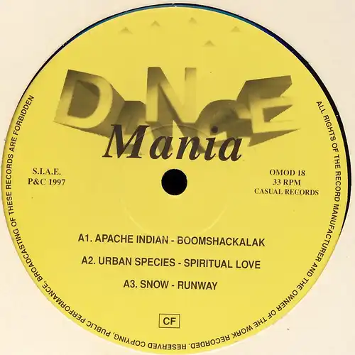 Various - Dance Mania OMOD 18 [12" Maxi]