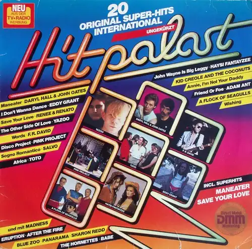 Various - Hit-Palast Hitpalast - 20 Original Super-Hits International [LP]