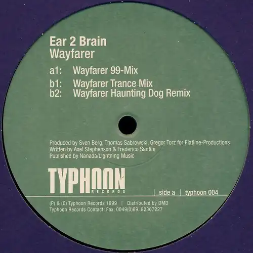 Ear 2 Brain - Wayfarer [12" Maxi]