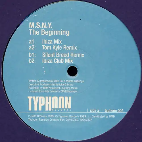 MSNY - The Beginning [12" Maxi]