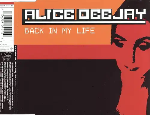 Alice Deejay - Back In My Life [CD-Single]