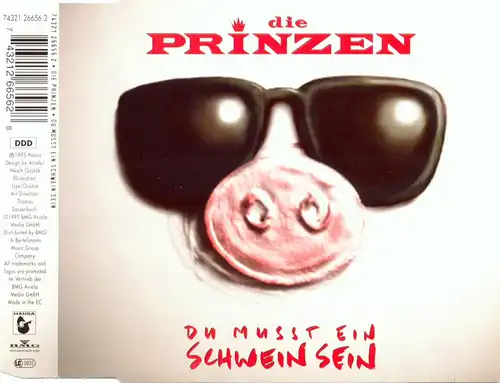 Prinzen - Du Mußt Ein Schwein Sein [CD-Single]