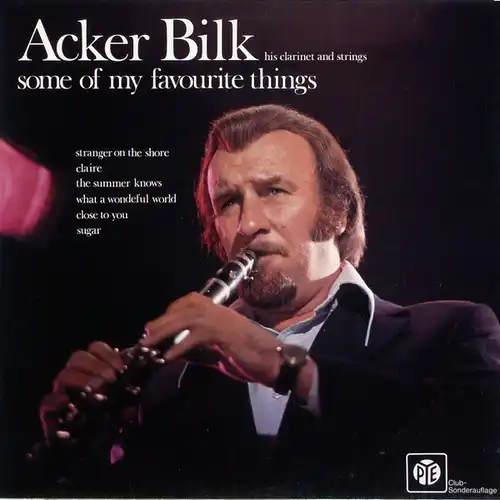 Bilk, Acker & His Clarinet & Strings - Some Of My Favourite Things [LP]