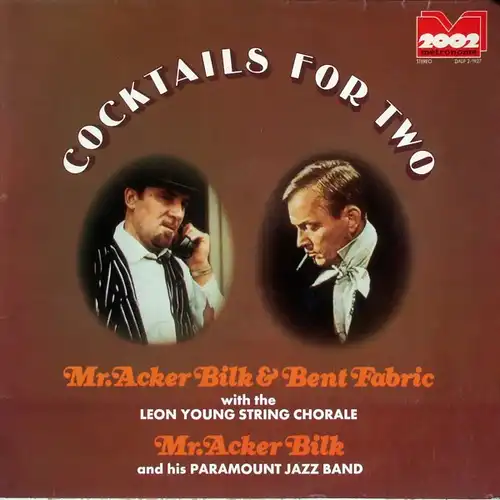 Bilk, Mr. Acker & Bent Fabric - Cocktails For Two [LP]