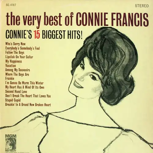 Francis, Connie - The Very Best Of Connie Francis (Connie&#039;s Biggest Hits) [LP]