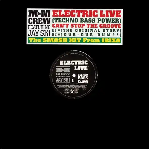M & M Crew - Electric Live [12&quot; Maxi]
