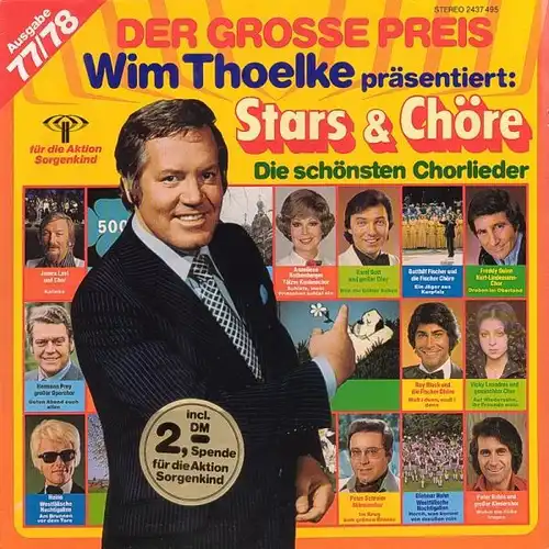Various - Der Große Preis: Stars & Chöre, Die Schönsten Chorlieder, Ausgabe 77/78 [LP]