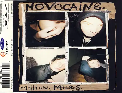 Novocaine - Million Miles [CD-Single]