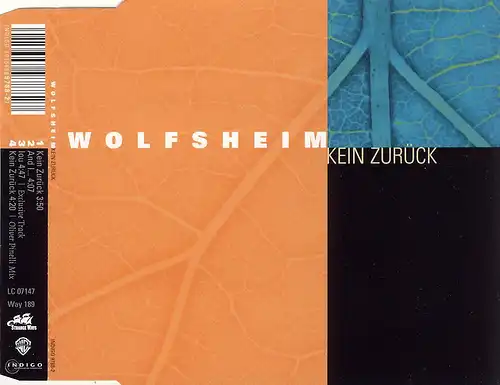 Wolfsheim - Kein Zurück [CD-Single]