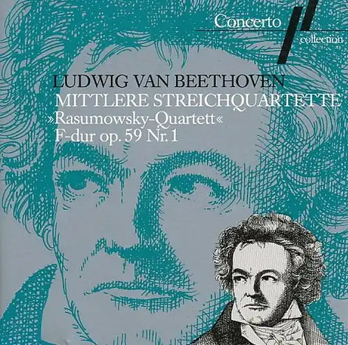 Beethoven - Quatuor à cordes moyenne, op. 59 no 1 [CD]