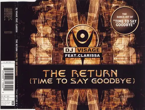DJ Visage - The Return (Time To Say Goodbye) (feat. Clarissa) [CD-Single]