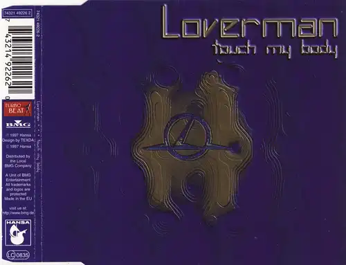 Loverman - Touch My Body [CD-Single]