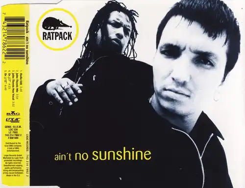 Ratpack - Ain't No Sunshine [CD-Single]
