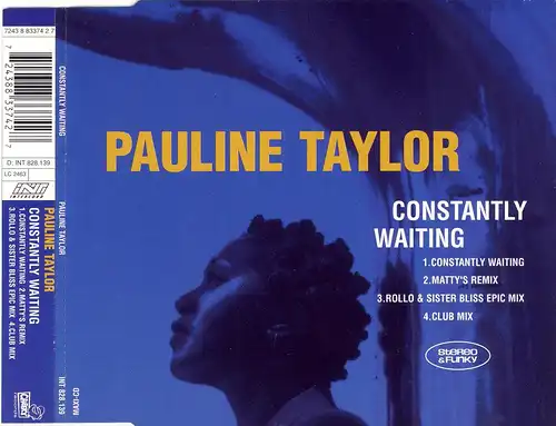 Taylor, Pauline - Constantly Waiting [CD-Single]