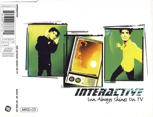 Interactive - Sun Always Shines On TV [CD-Single]