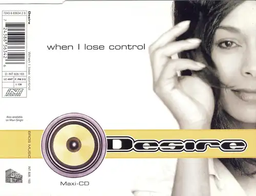 Desire - When I Lose Control [CD-Single]