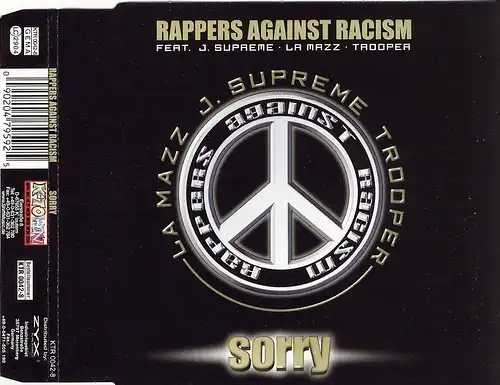 Rappers Against Racism - Désolé [CD-Single]