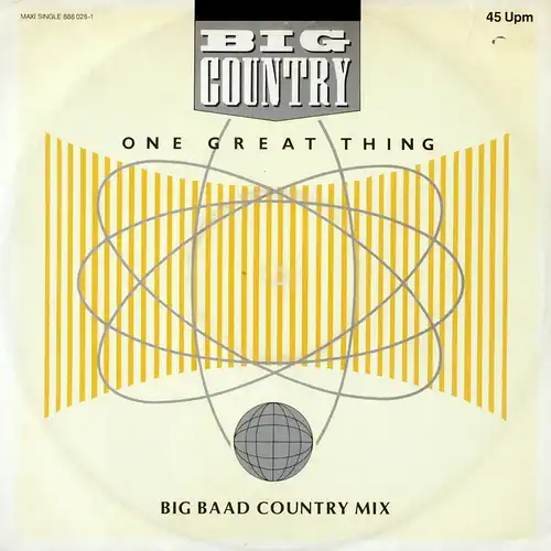 Big Country - One Great Thing [12" Maxi]