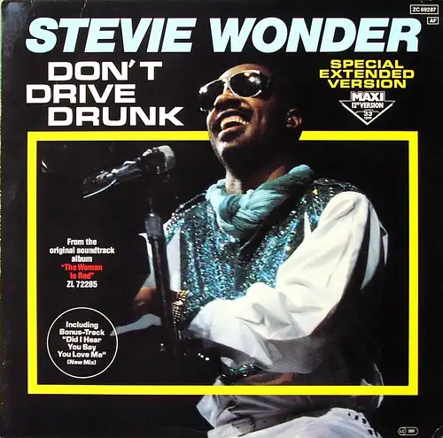 Wonder, Stevie - Don&#039;t Drive Drunk [12&quot; Maxi]