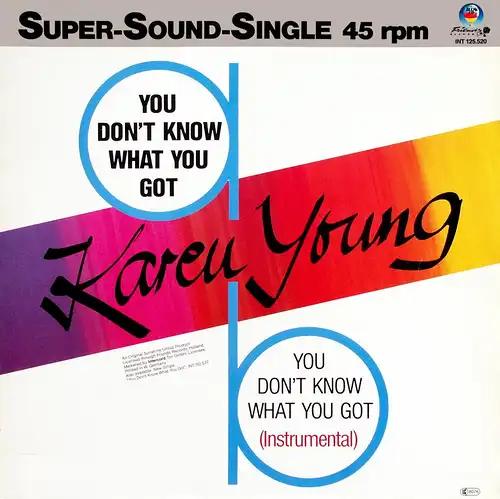 Young, Karen - You Don&#039;t Know What You Got [12&quot; Maxi]