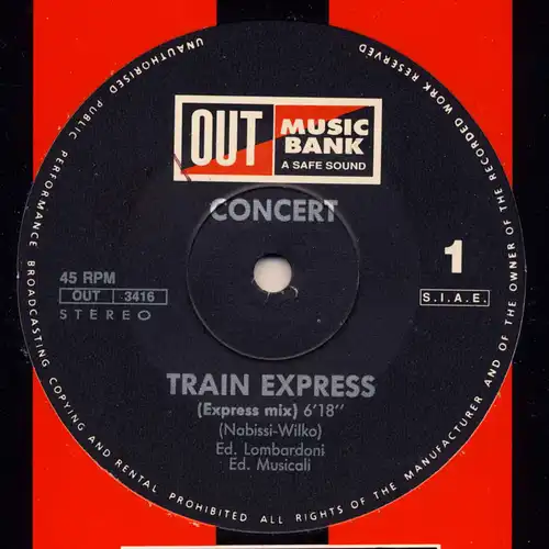 Concert - Train Express [12&quot; Maxi]